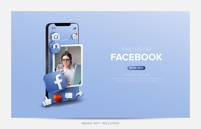 喜欢移动应用上的社交媒体facebook推广朋友社交Facebook