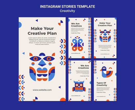 Instagram故事模板创意instagram故事模板概念创意创意