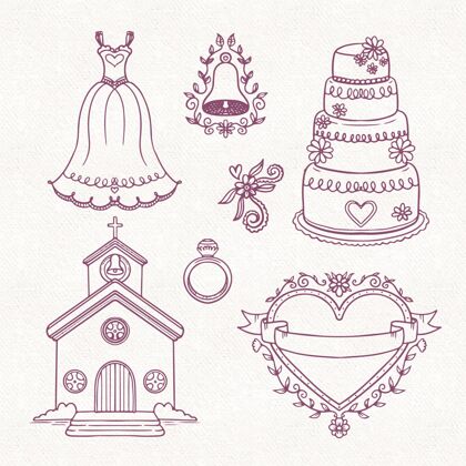 婚礼手绘婚礼饰品系列婚礼饰品分类饰品收藏
