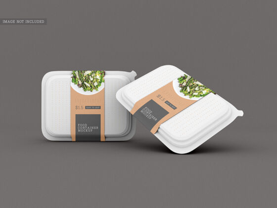 模型食品盒包装模型塑料餐食容器