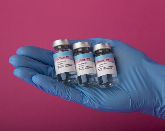 医疗保健粉红色的冠状病毒疫苗医药实验室医疗