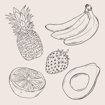 水果雕刻手绘水果收藏健康美味美味