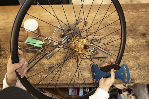 专业用脚踏车轮把手收起来维修关闭服务