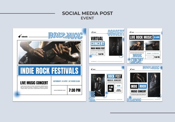 音乐会活动社交媒体发布模板音乐会活动音乐活动