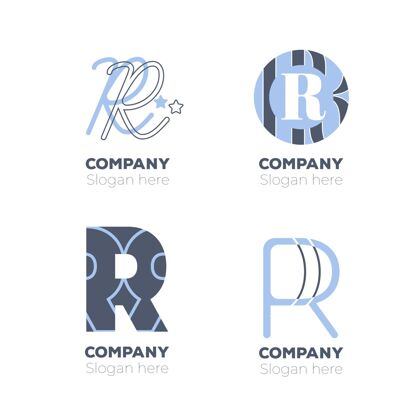 平面设计收集与平面r标志模板R标识品牌标志