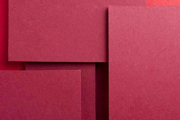 静物单色静物安排与红纸颜色分类静物