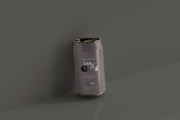 能源330ml标准苏打水罐模型啤酒金属罐头闪亮