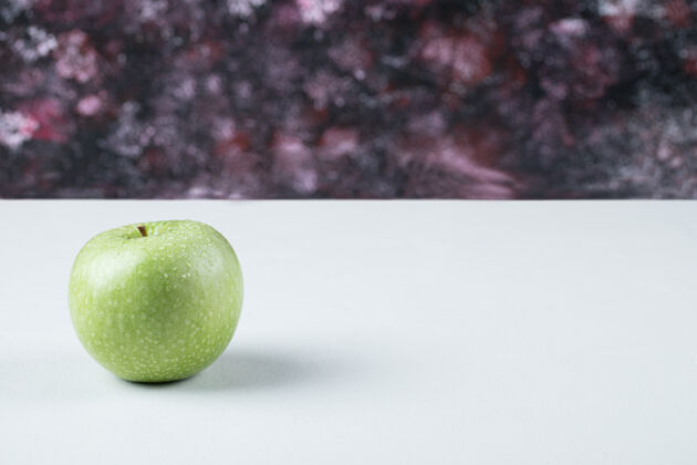 水果绿苹果孤立的纹理表面品质生物美味