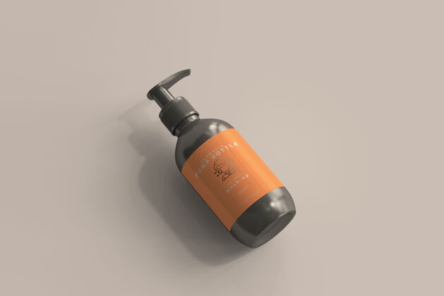 简单泵瓶模型分配器洗发水品牌