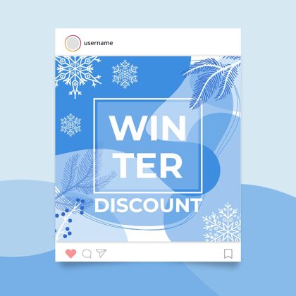 Instagram抽象单色冬季instagram帖子冬天十二月季节