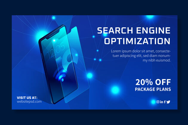 营销Seo广告模板横幅分析互联网搜索引擎优化