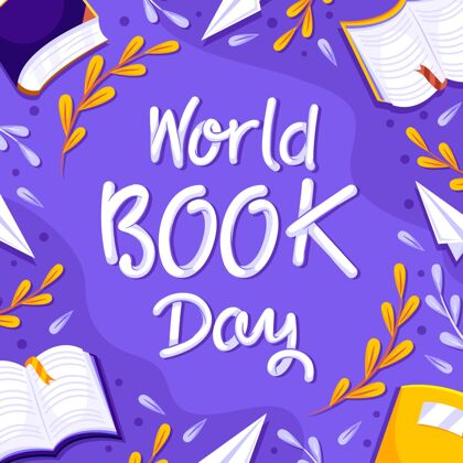 刻字世界图书日刻字版权日小说世界图书和版权日