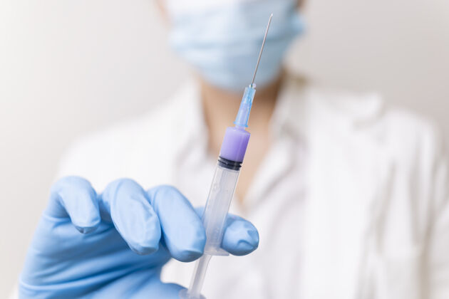 医疗保健接种冠状病毒疫苗一种针对covid-19的疫苗注射预防疾病病人护士