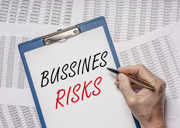 控制商业风险题词业务评估投资