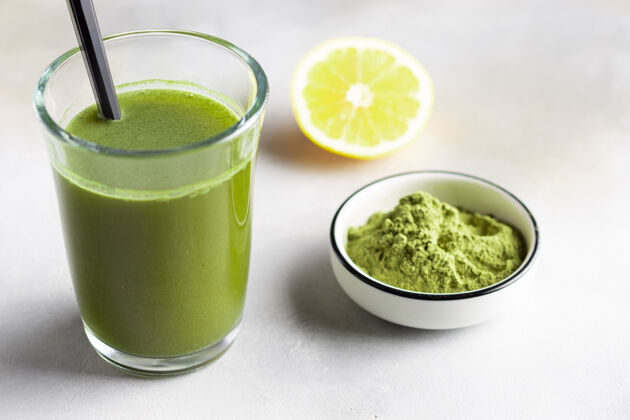 补充绿色超级食品健康排毒饮料粉状植物-饮料各种小麦柠檬