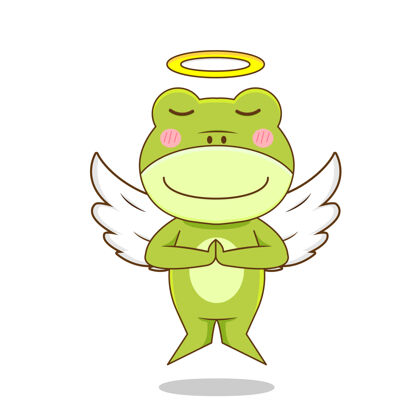 集天使蛙性格孤僻青蛙卡通两栖动物