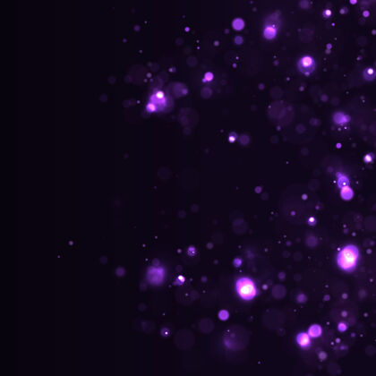 闪亮紫色抽象模糊背景与波基效果效果波基闪光