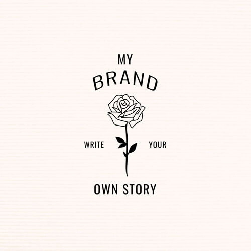 文字写你自己的故事品牌模板专利社会媒体清洁