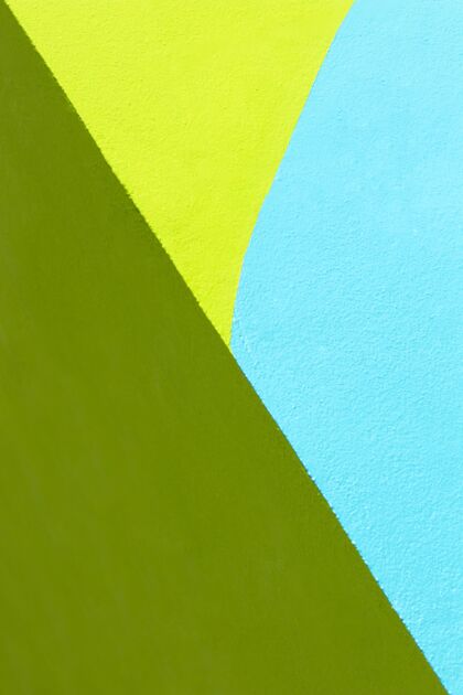 抽象蓝色和绿色的背景墙背景材料浮雕