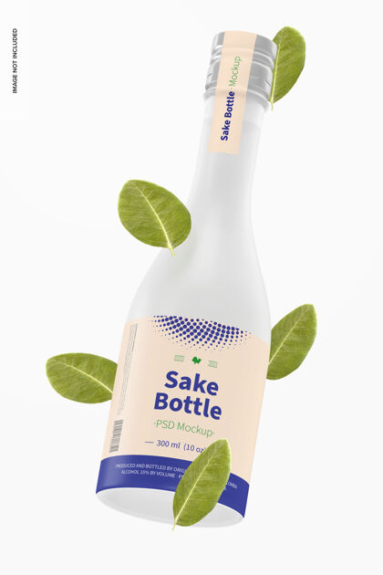 模型清酒瓶模型 漂浮瓶子包装