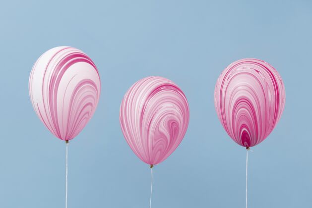 分类抽象粉色气球的排列惊喜气球安排