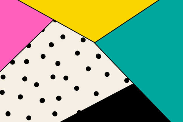 艺术抽象三角形彩色现代圆点壁纸三角形图层彩色背景