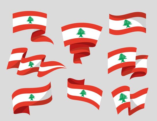 平面设计黎巴嫩国旗收藏国旗包装收藏