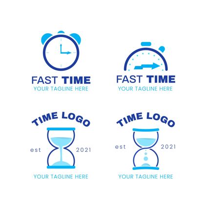标识模板平时间标志收集时钟标识品牌手表标识