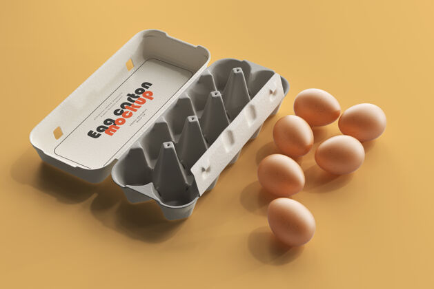 容器鸡蛋盒模型有机纸板鸡肉
