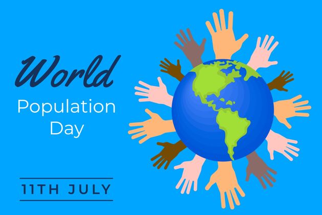 世界人口日世界人口日插图全球平面设计人口日