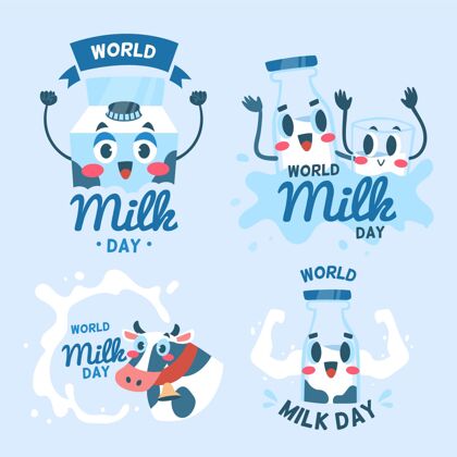 收集平板世界牛奶日徽章收藏营养活动6月1日