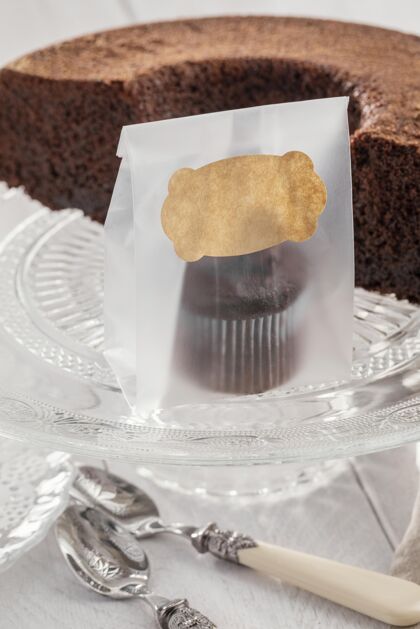 糕点透明包装的美味糕点烘焙美食透明包装