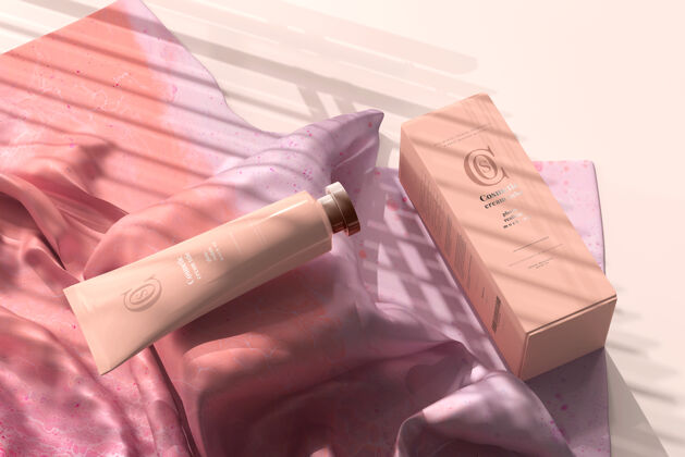 专业化妆品奶油盒模型管展示介绍液体