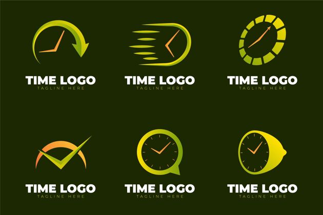 Logo模板创意手表标志模板Logo时钟LogoCorporate