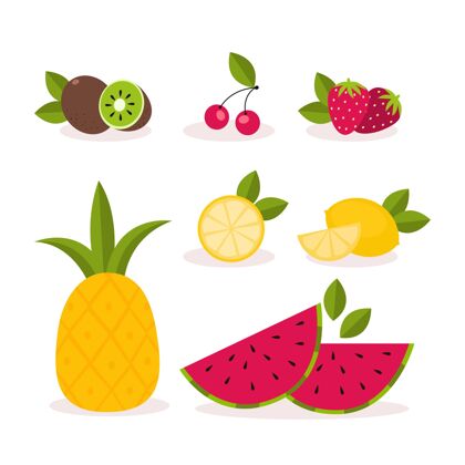 平面设计扁桃系列食品美味水果收藏