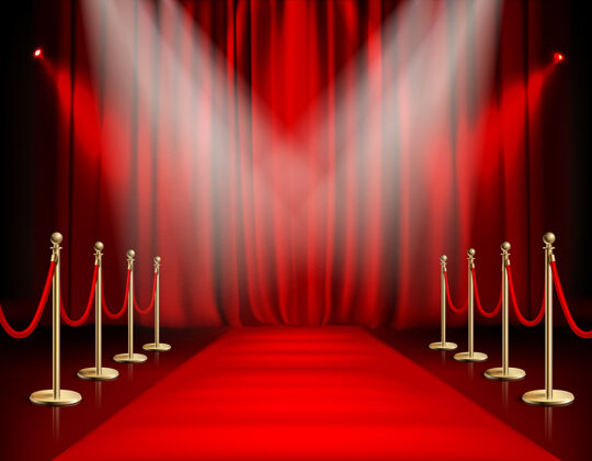 多彩颁奖典礼红毯之路与金屏障插图奖项活动红地毯