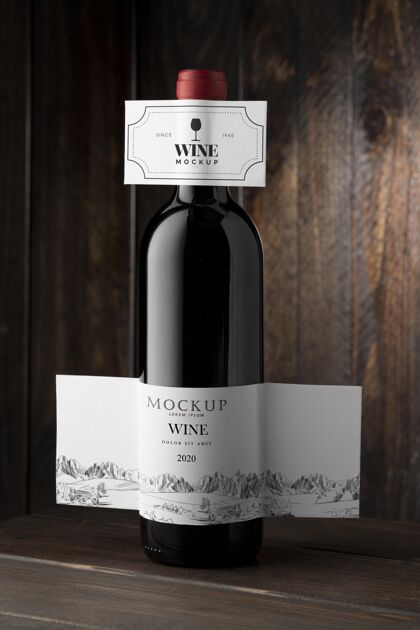 模型酒瓶标签模型葡萄酒标签葡萄酒模型