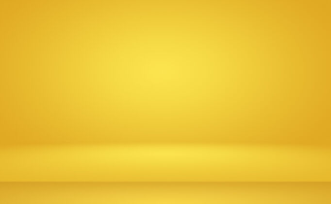 墙壁抽象豪华金黄色渐变墙空白光滑金属