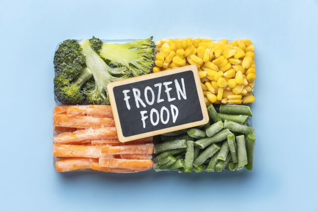 整理冷冻食品的平面布置冷冻新鲜生的