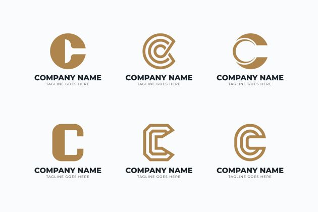 CompanyLogo平面c标志模板包CompanyidentityCorporate