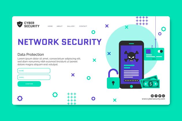 网页模板网络安全网页模板网络安全数据保护登录页