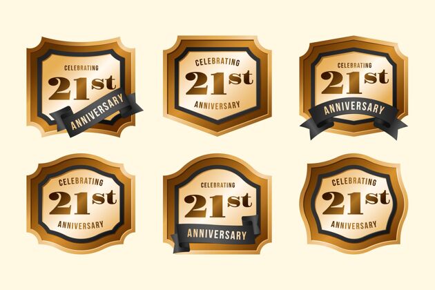 21周年纪念21周年纪念金徽章系列包装庆祝年度