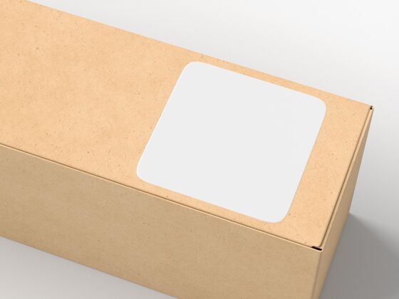 标签纸板箱与贴纸模型模型贴纸包装