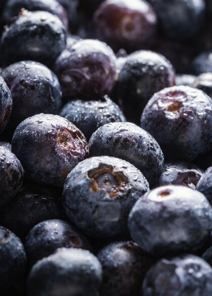 手机壁纸高角度蓝莓排列浆果手机背景食物
