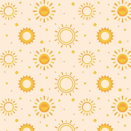 太阳图案平面设计太阳图案壁纸背景图案