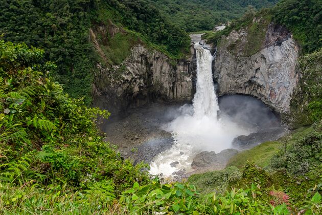 秘鲁厄瓜多尔纳波瀑布cayambe古柯生态保护区丛林美国生态