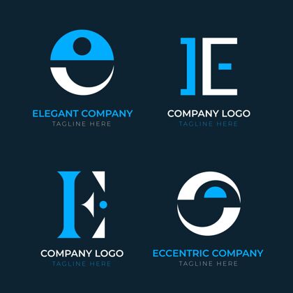 Corporate平面设计e标志模板包BrandCollectionCompany