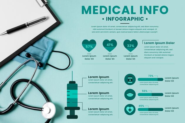 模板医疗信息图表模板信息图信息健康