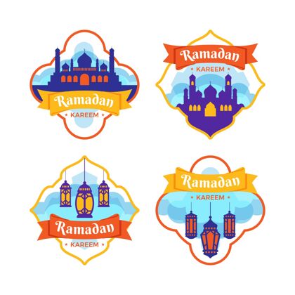 宗教斋月徽章系列标签伊斯兰文化
