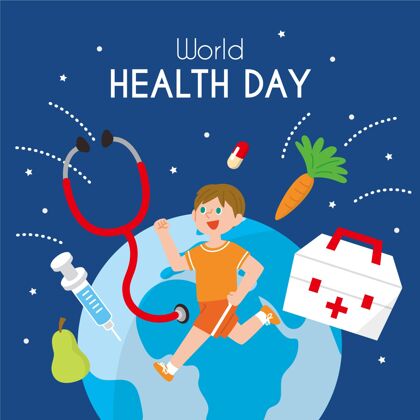 健康世界卫生日插图庆祝世界卫生组织世界卫生日